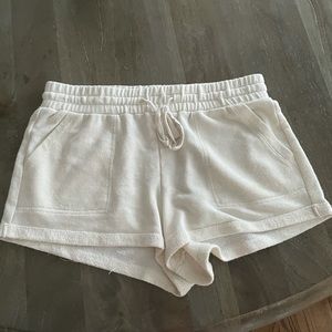 Women’s cream color shorts - fits like a small